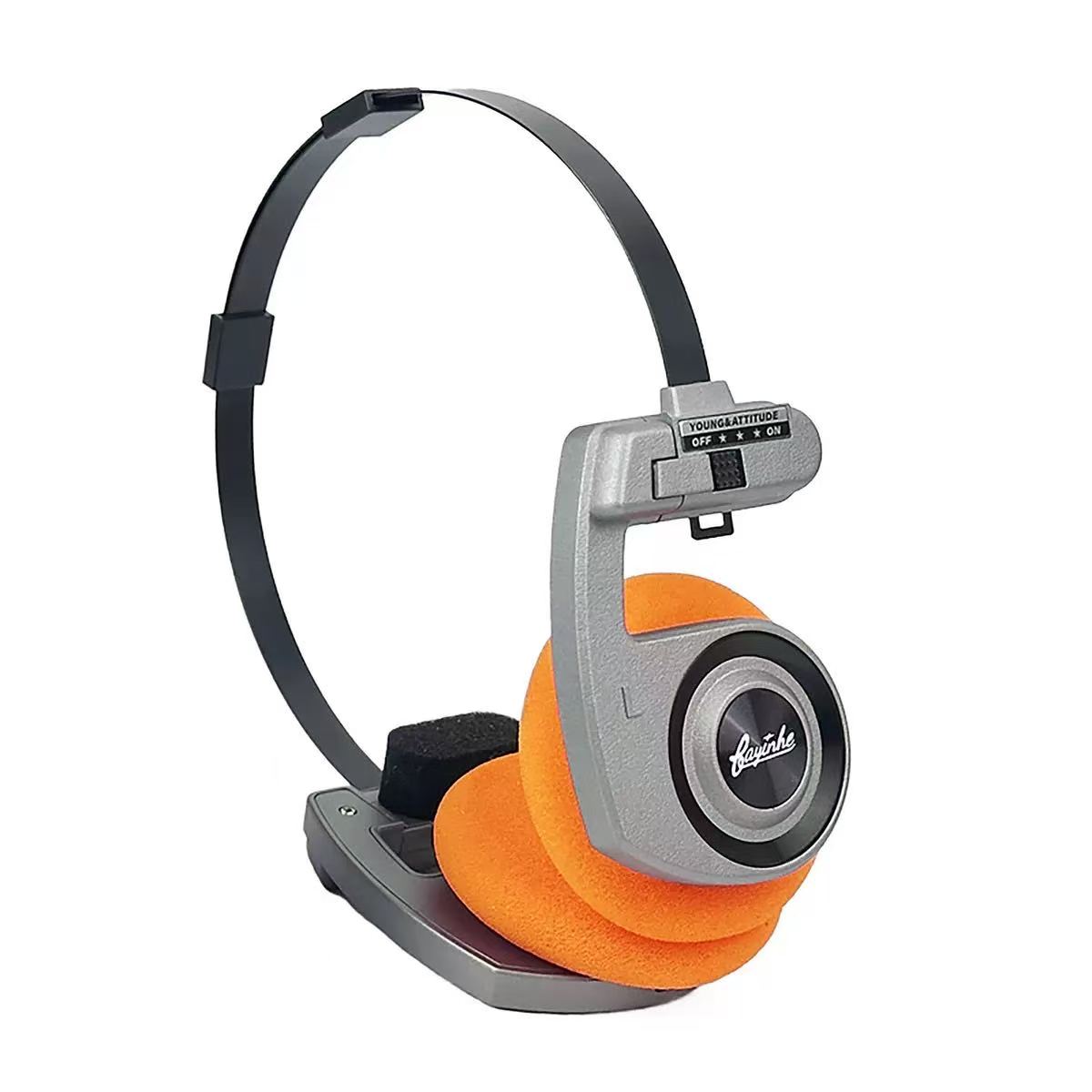 Retro Gaming On Phone - Foldable Portable Retro Style Wireless Headphones