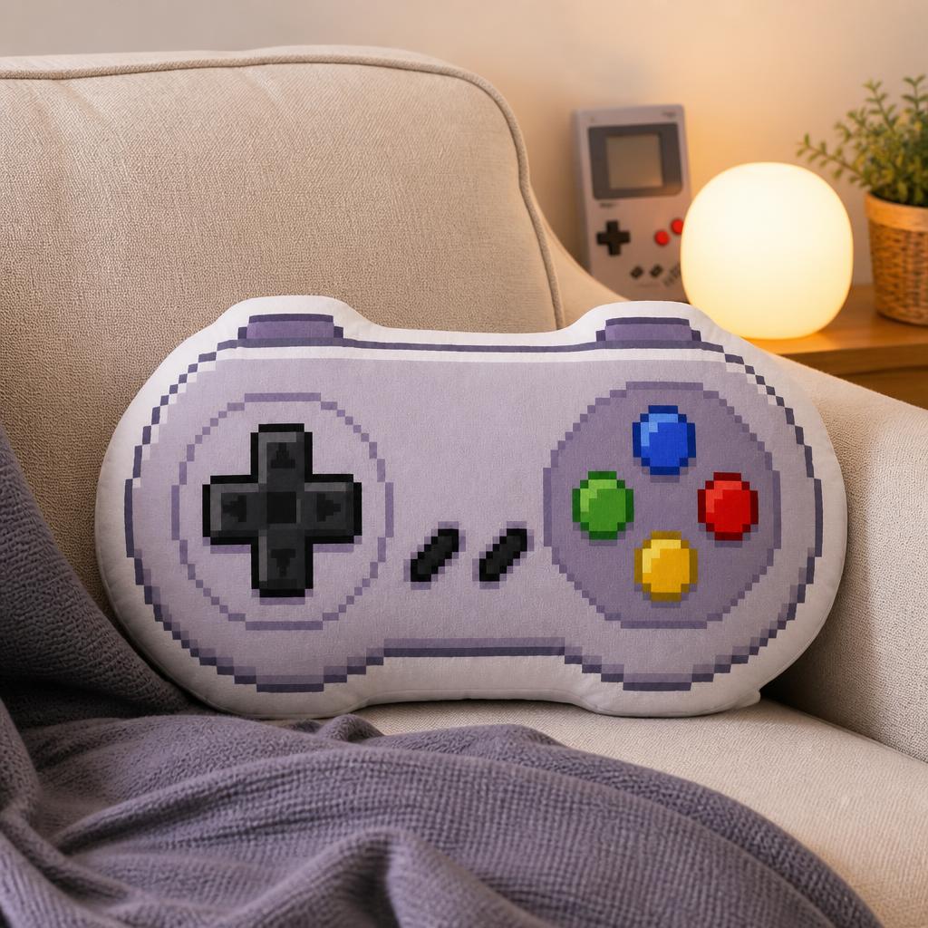Retro Gaming Lounge - Video Game Controller Pixel Retro Joystick