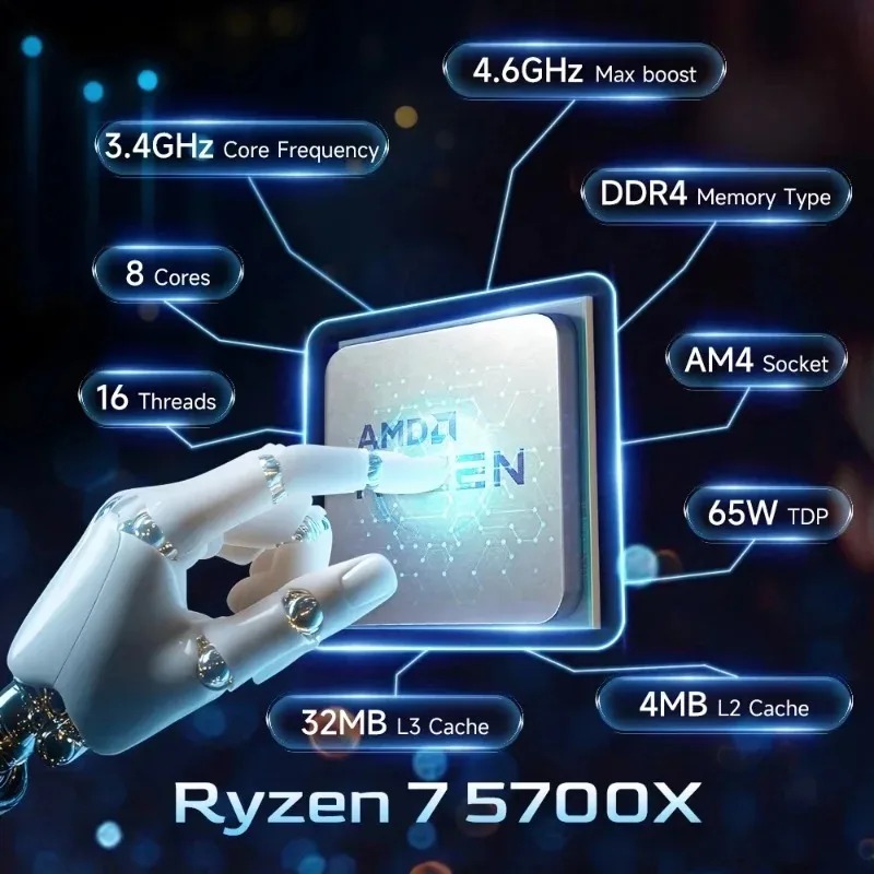 AMD Ryzen 7 5700X Unlocked Des - Amd Cpu Ryzen 7 评论和价格