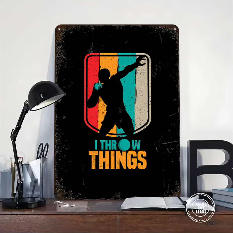 Funny Shot Put Gift Idea Tin P - Retro Gaming Gift Ideas 评论和价格