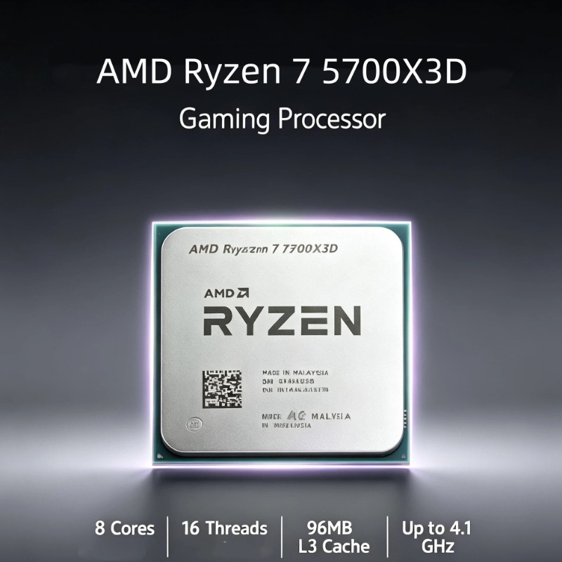 New AMD Ryzen 7 5700X3D R7 570 - Amd Cpu Ryzen 7 评论和价格