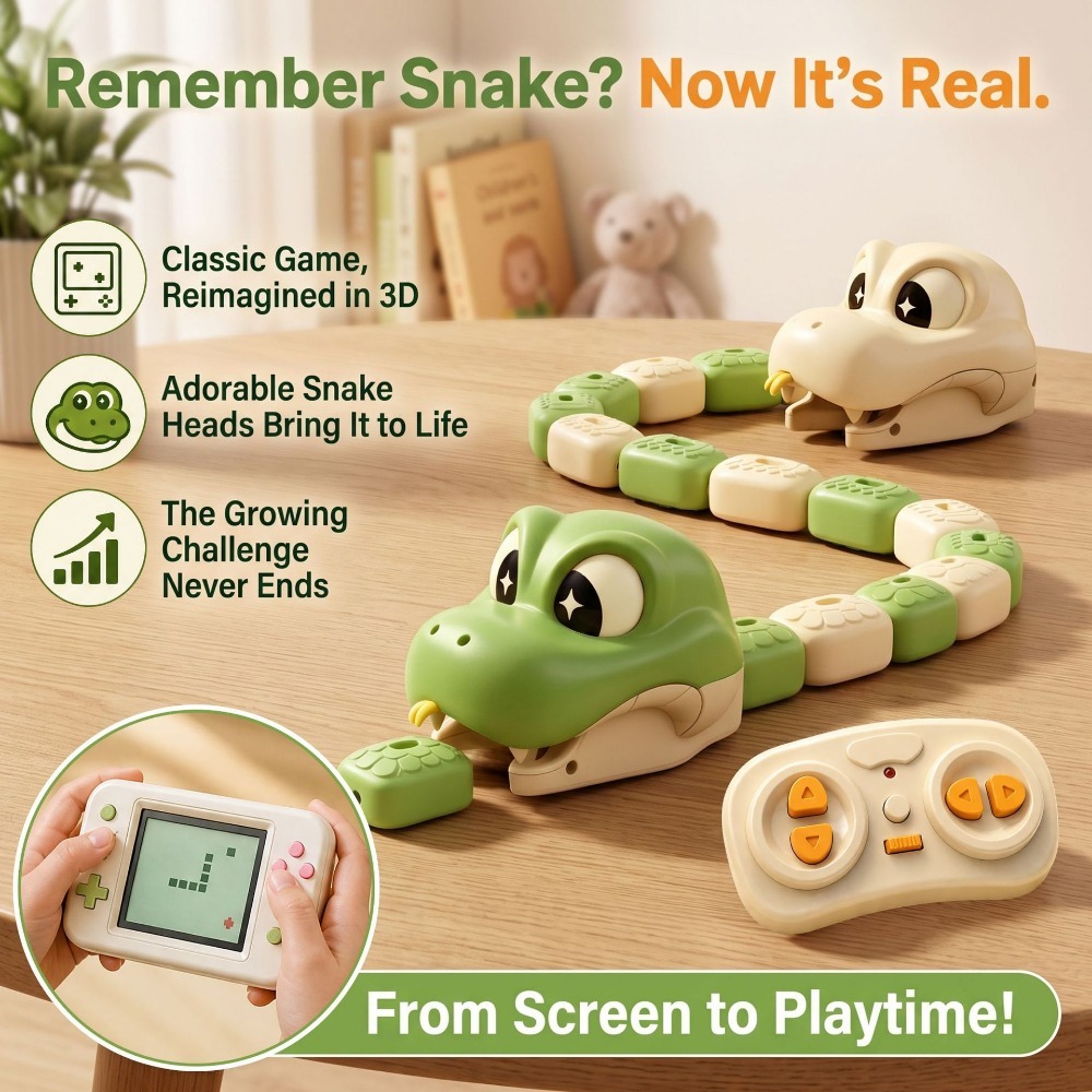 Dual Player RC Magnetic SnakeT - Retro Gaming On Phone 评论和价格