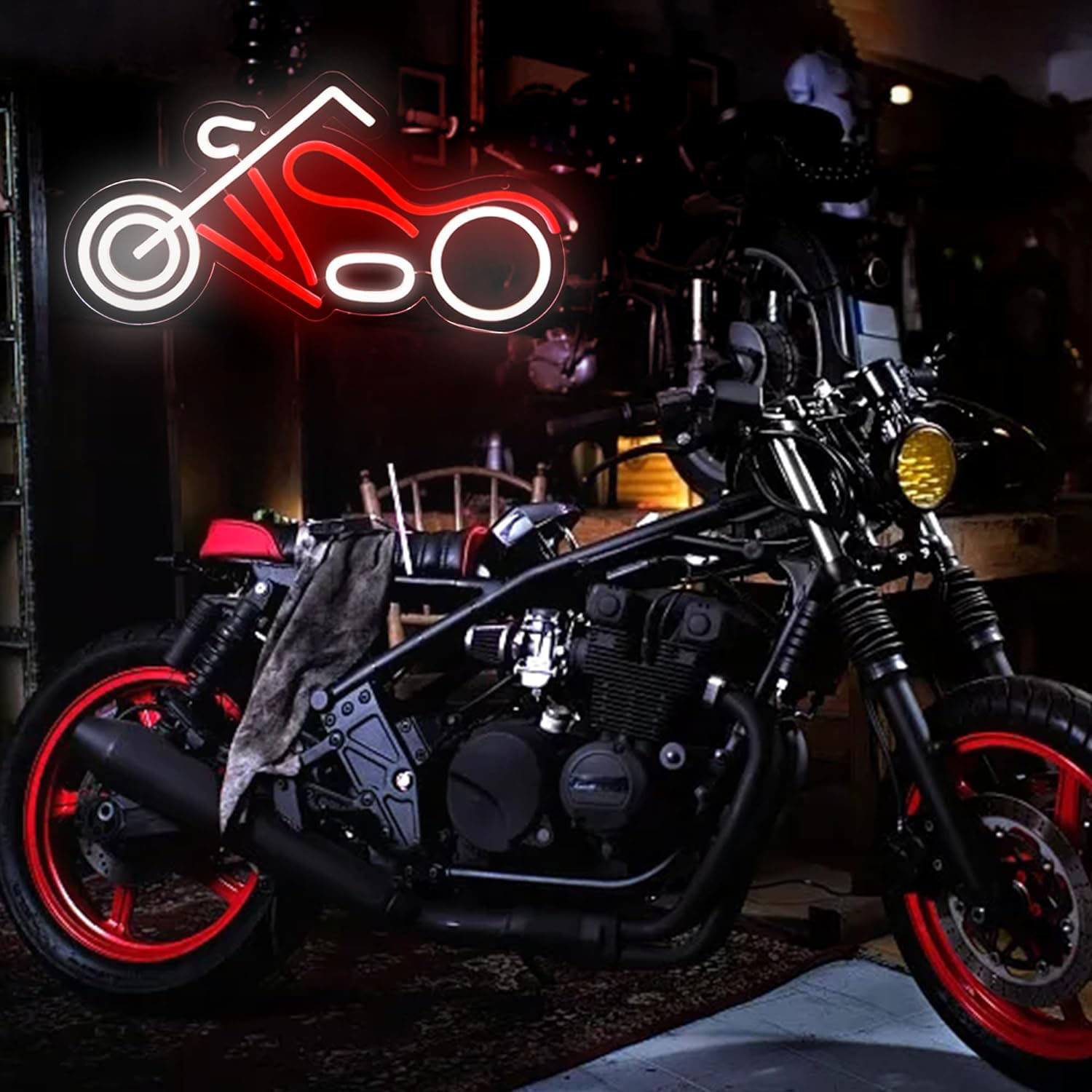 Retro Chopper Motorcycle Neon  - Retro Gaming Usb 评论和价格