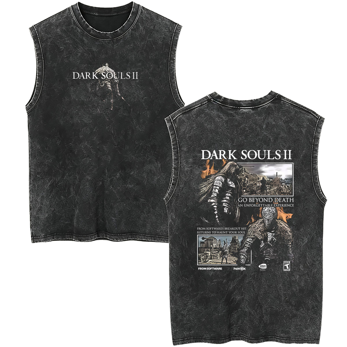 Washed Vintage Game Dark Souls - Retro Gaming Aesthetic 评论和价格