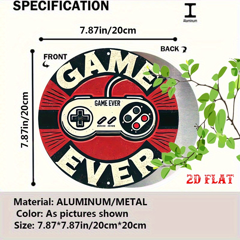 2D Flat 1pc Retro Gaming Round - Retro Gaming Games 评论和价格