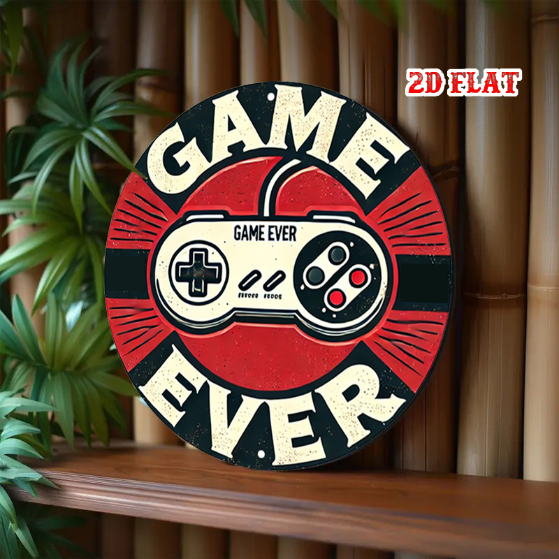 2D Flat 1pc Retro Gaming Round - Retro Gaming Games 评论和价格