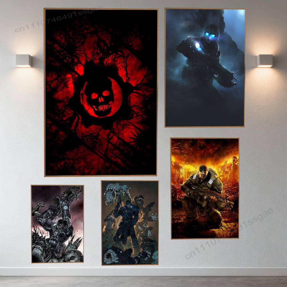 Game G-Gears of W-War Poster R - Retro Gaming Aesthetic 评论和价格
