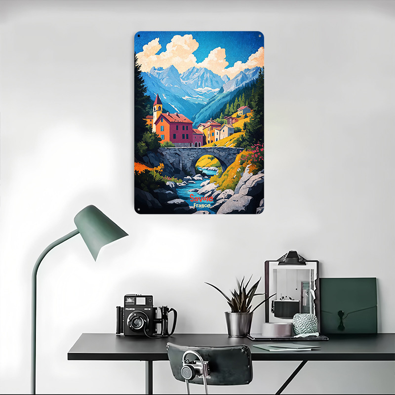 Savoie France Art Tinplate Pos - Retro Gaming France 评论和价格