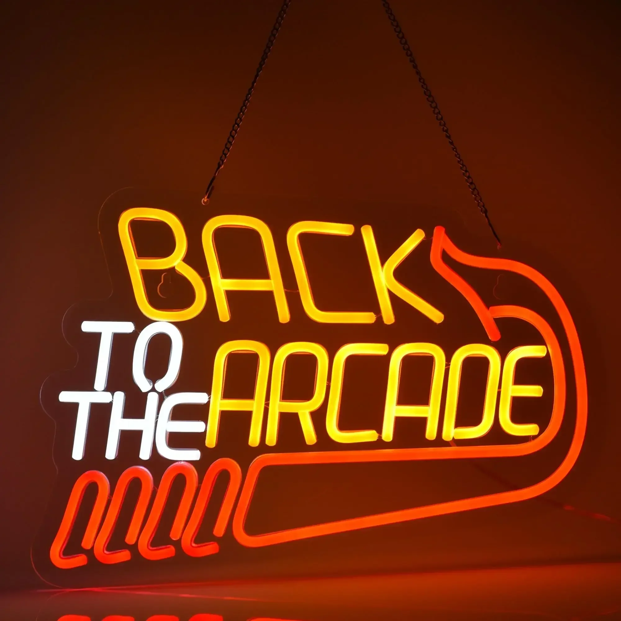 Back to The Arcade Neon Sign R - Retro Gaming Gift Ideas 评论和价格
