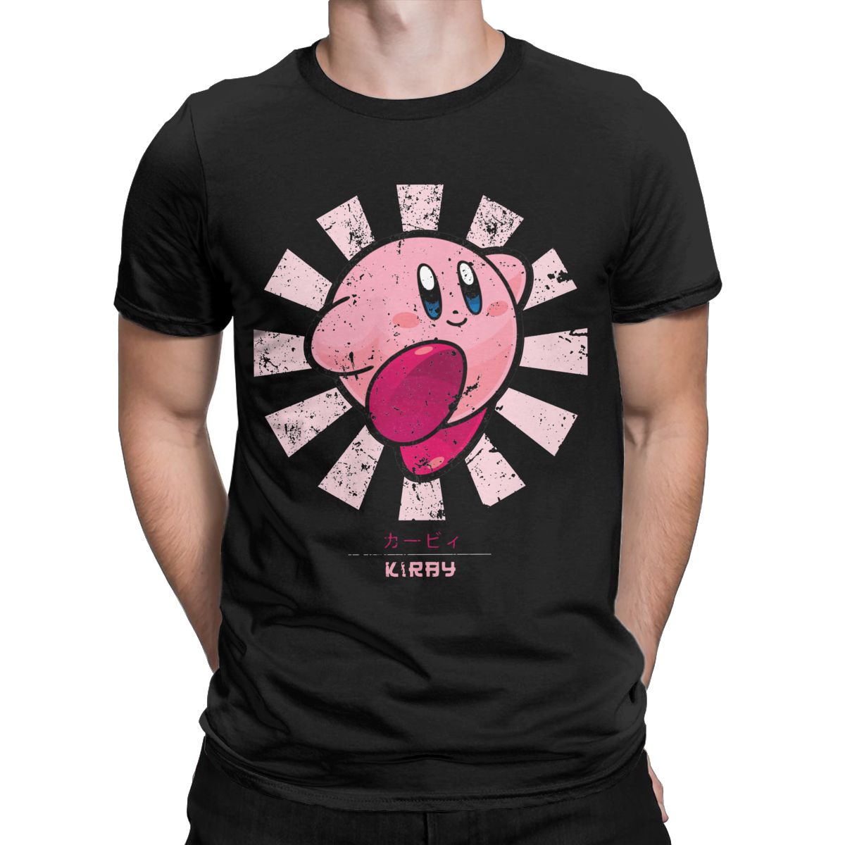Kirbys Retro Japanese T-Shirts - Retro Gaming Aesthetic 评论和价格
