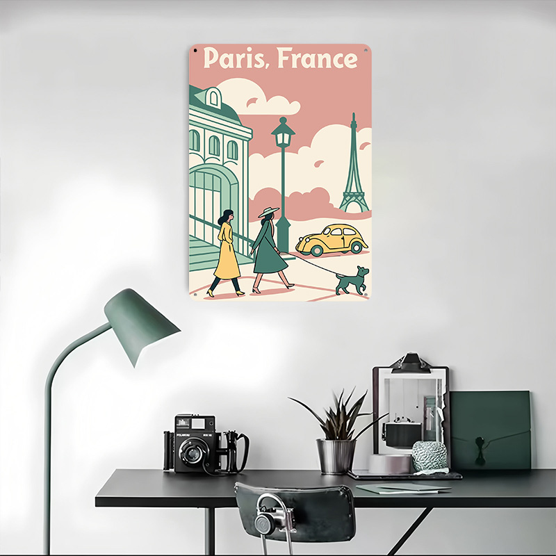 Paris France Travel Printed Po - Retro Gaming France 评论和价格